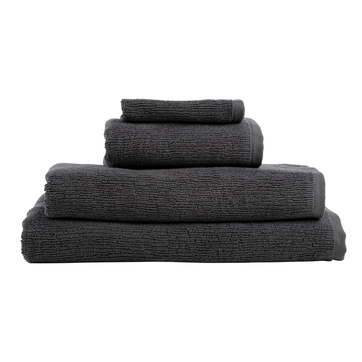 The Cotton Company Sanibel Towel Range Charcoal Standard Towelling Bath