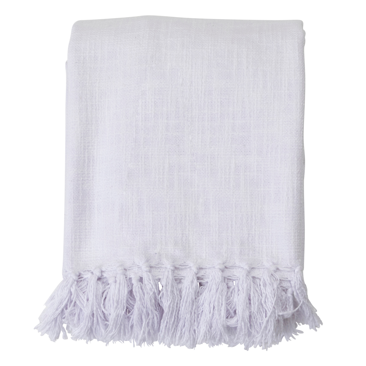 Habitat Bondi Extra Large Throw White 150X200Cm Throw by Habitat