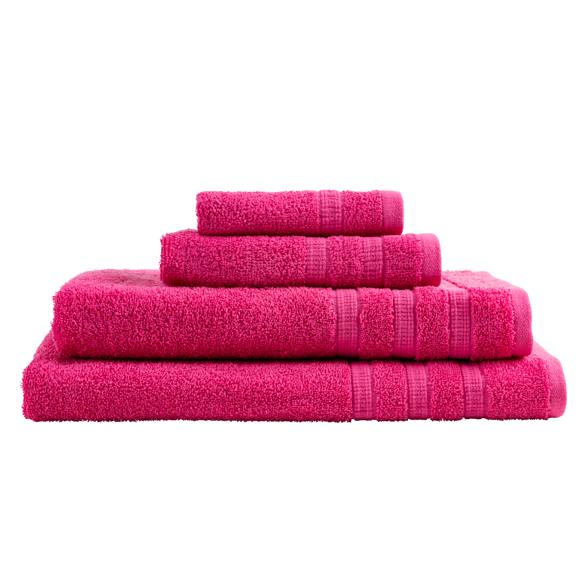 Essentials Tempo Towel Range Pink Standard Bath Sheet by Essentials