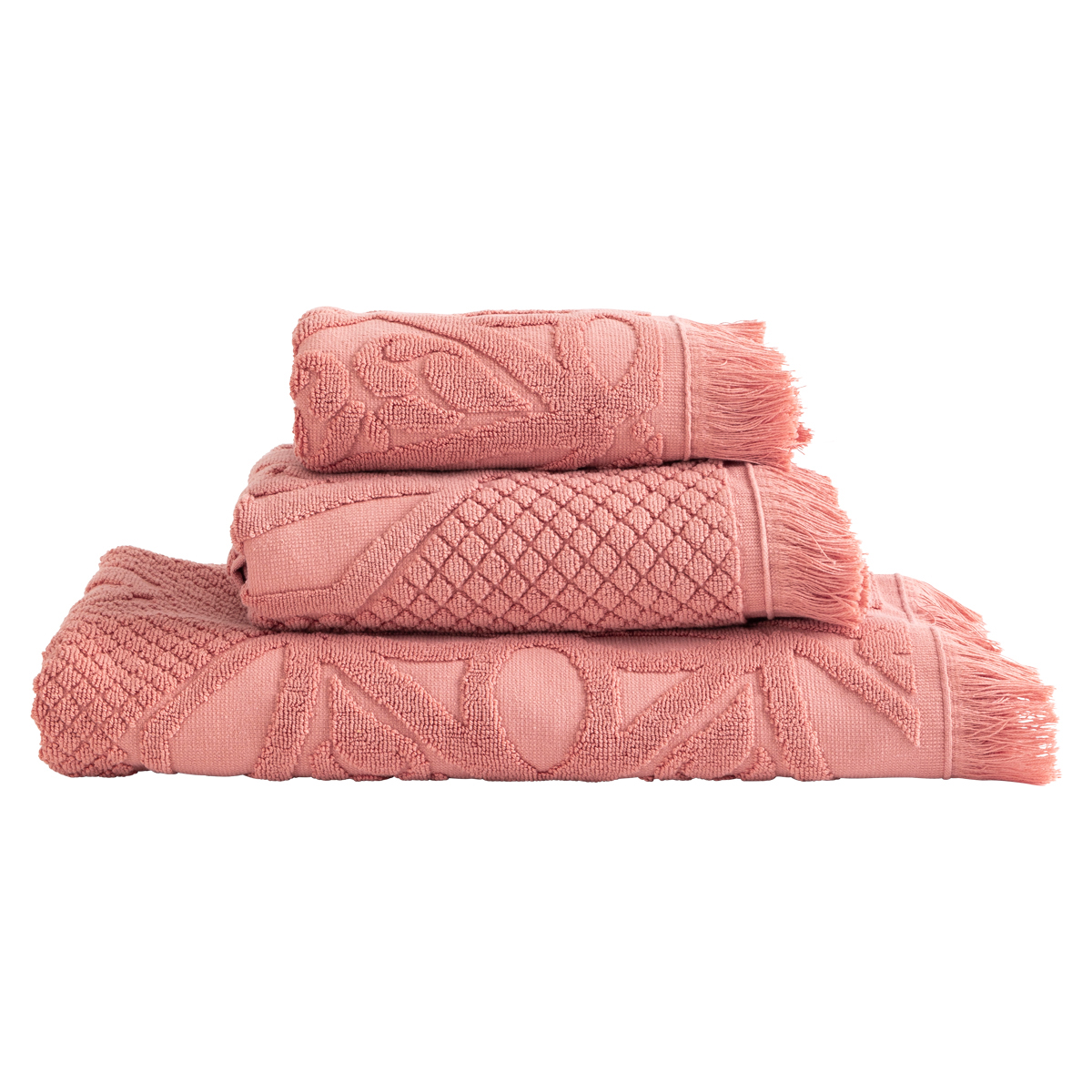 The Cotton Company Callista Towel Range Clay Standard Towelling Bath