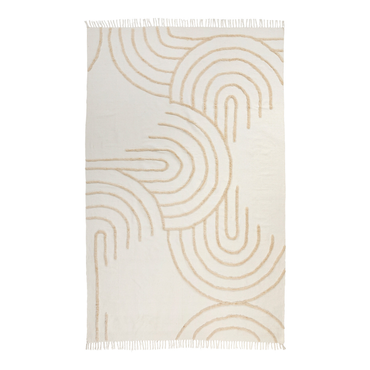 Habitat Farrah Natural Large Floor Rug Natural 200X300Cm Floor Rug by