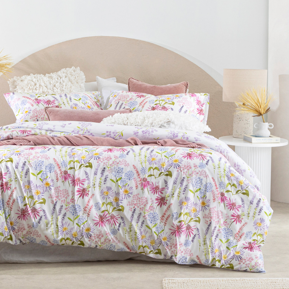 Habitat Lila Quilt Cover Set Multi Colour Queen Bed Quilt Cover Set by Habitat Style Sourcebook
