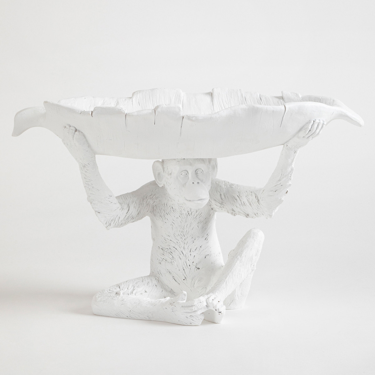 Muse Koko White Monkey Decorative Sculpture Large White Large Statue