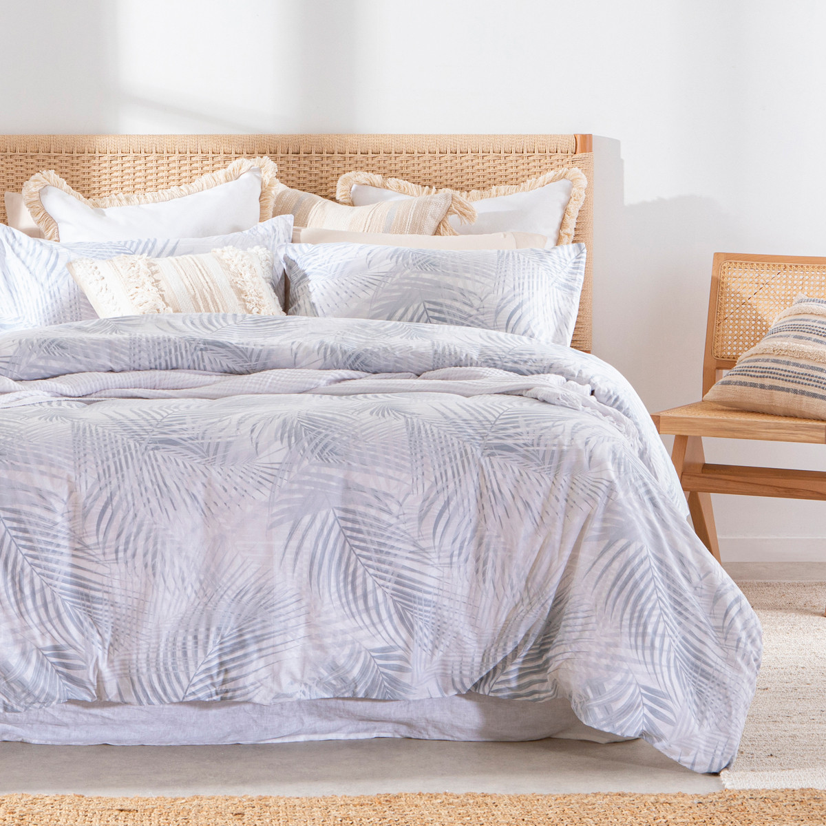 Habitat Douglas Denim Quilt Cover Set Denim King Bed Quilt Cover Set by Habitat Style Sourcebook