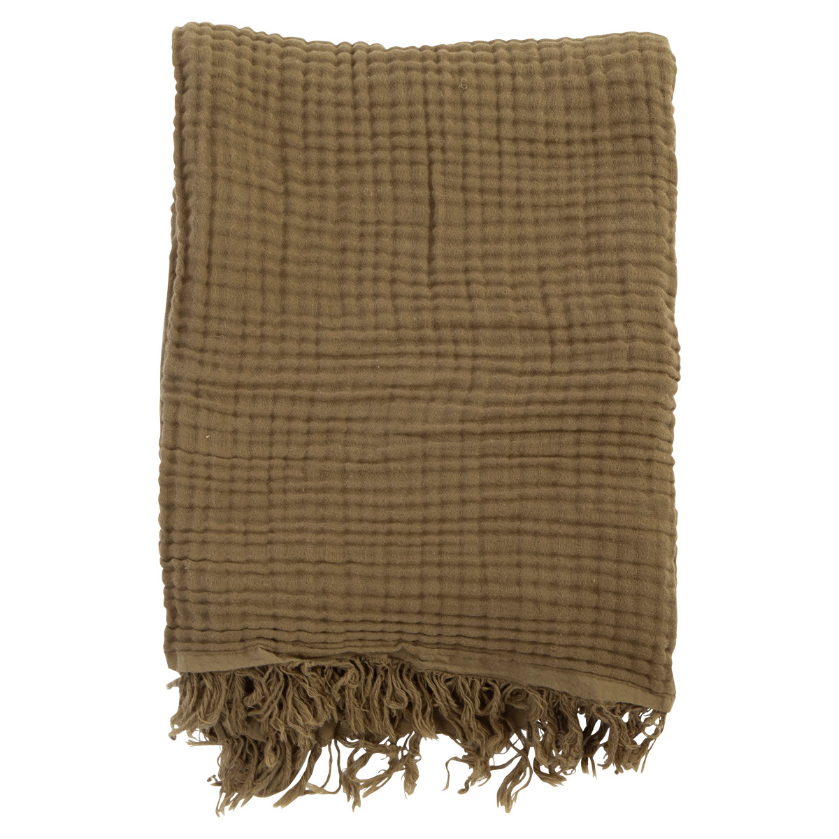 Habitat Lavelle Olive Throw Olive Standard by Habitat Style Sourcebook