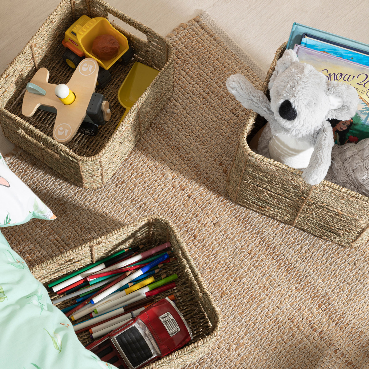 Habitat Dutton Shelf Basket Natural Small Basket by Habitat Style