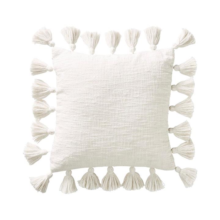 Adairs Aries White Cushion White by Adairs Style Sourcebook
