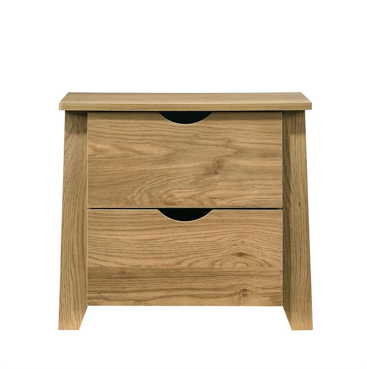 Mia Bedside Table in Light Brown by Eliving by Eliving Style Sourcebook