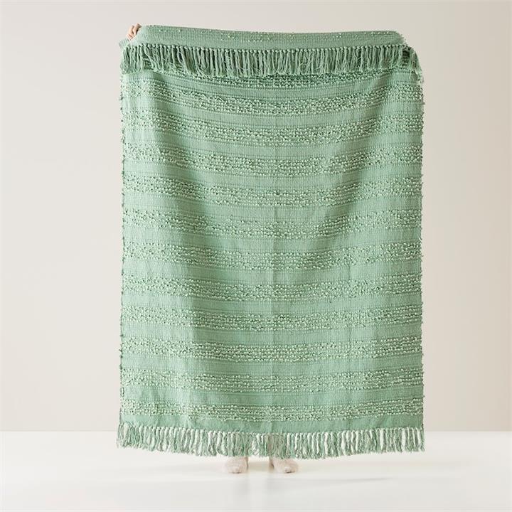 Adairs Somerset Green Throw Green by Adairs Style Sourcebook