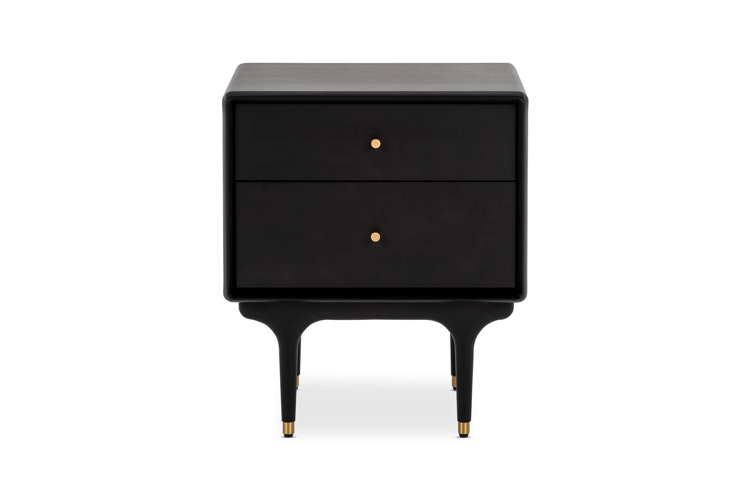 Manhattan Mid Century Bedside Table, Black, by Lounge Lovers by Lounge