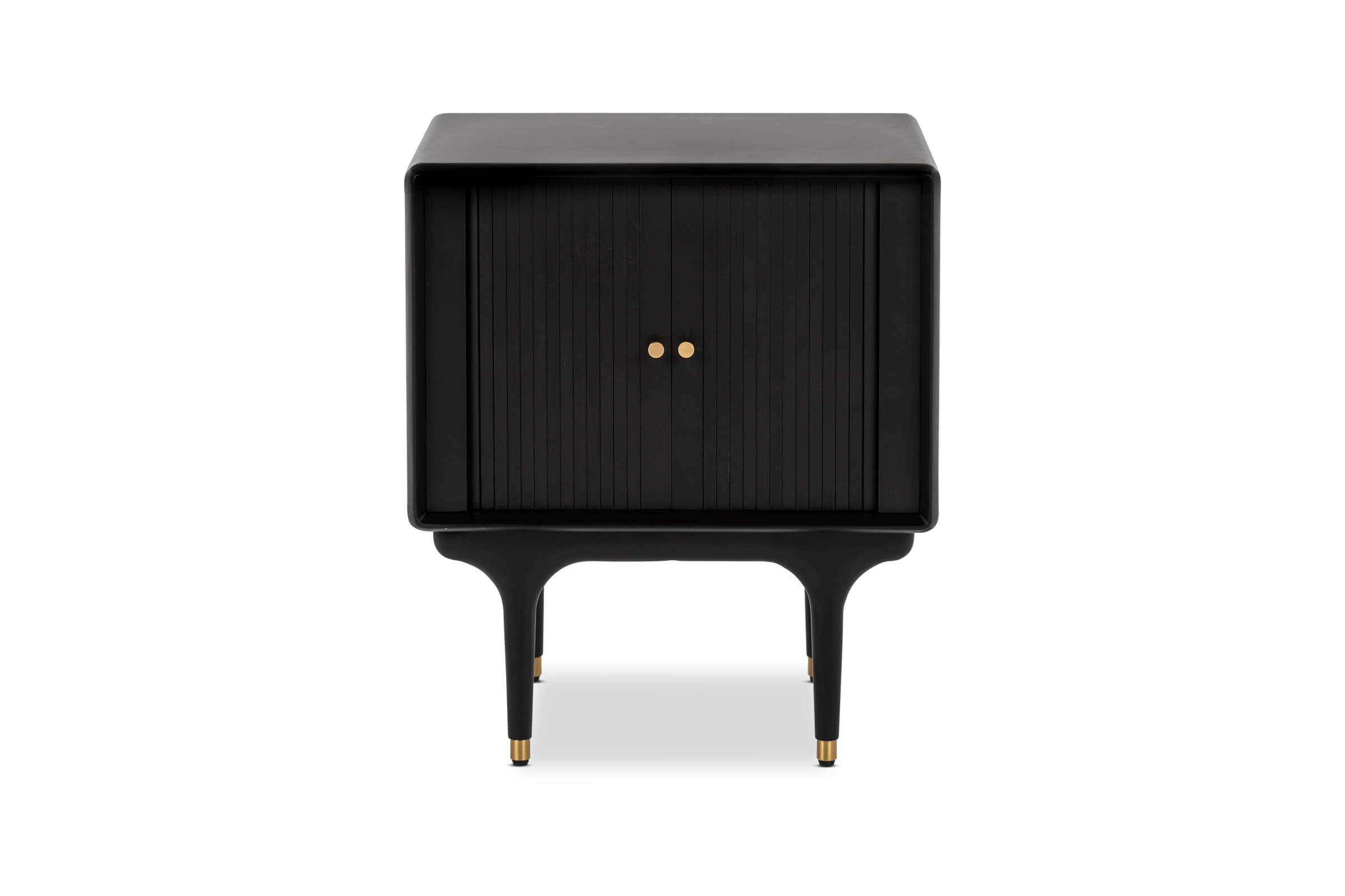 Manhattan Mid Century Bedside Table, Black, by Lounge Lovers by Lounge
