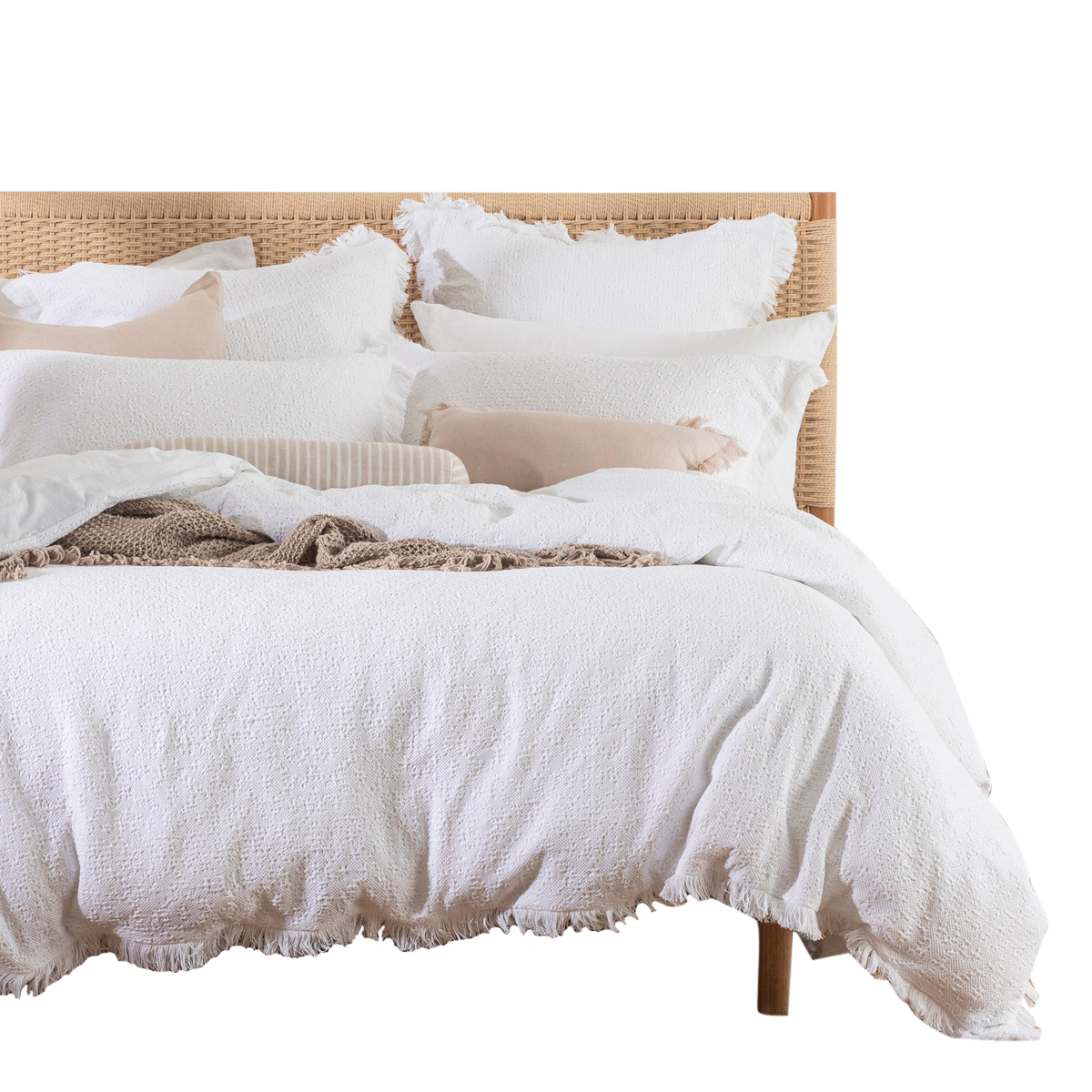 Habitat Tilly Quilt Cover Set White Super King Bed Quilt Cover Set by