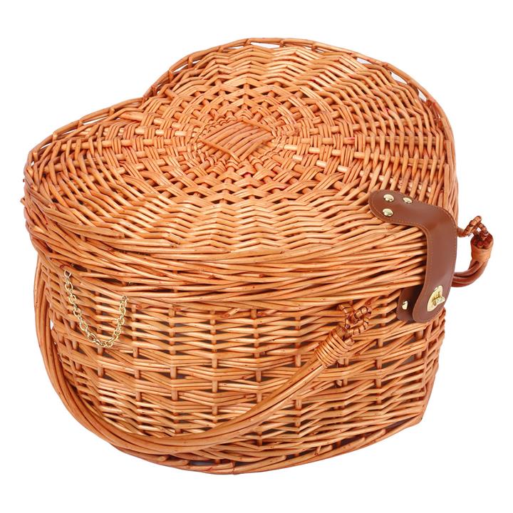 Adelaide 24Piece Rattan Picnic Basket Set in Light Brown by Sherwood
