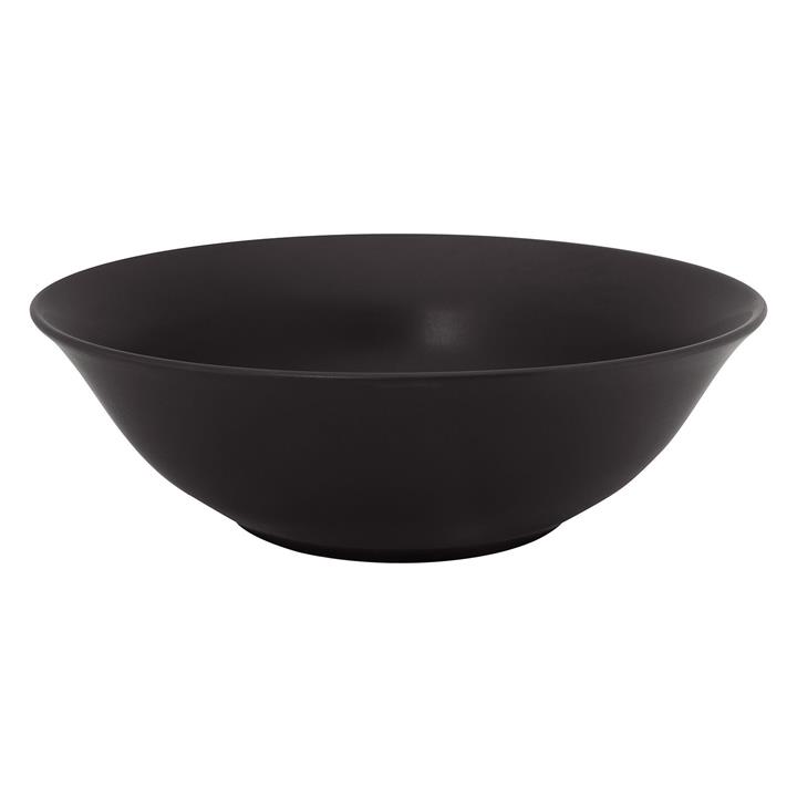 Matte Porcelain Bowl Size 23cm in Black by vtwonen by vtwonen Style