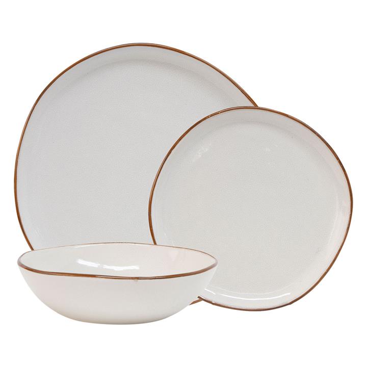 Series 12Piece Dinner Set in White by Salt & Pepper by Salt & Pepper