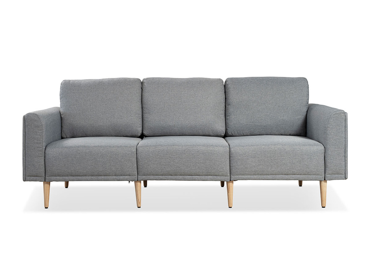 Ashford 3 Seater Sofa Grey by Mocka Style Sourcebook