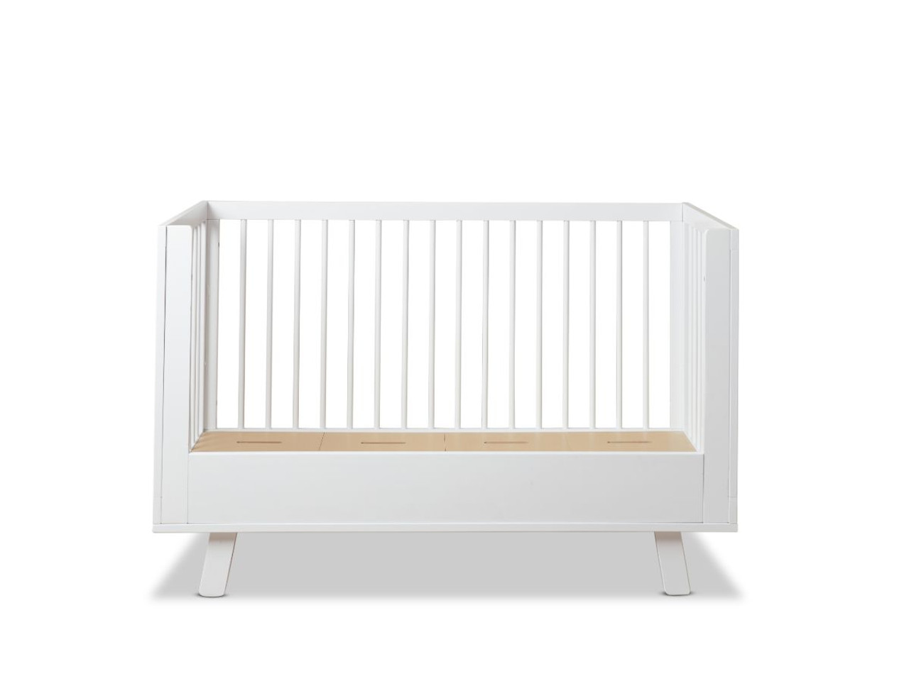 Aspen Cot Toddler Bed Conversion White by Mocka Style Sourcebook