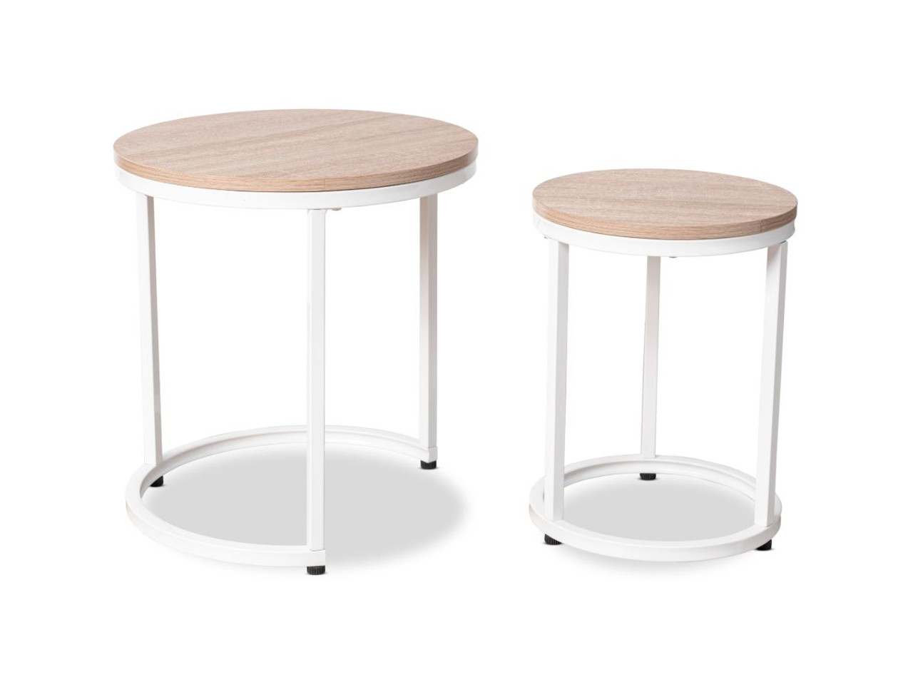 Vigo Nesting Side Tables White by Mocka Style Sourcebook