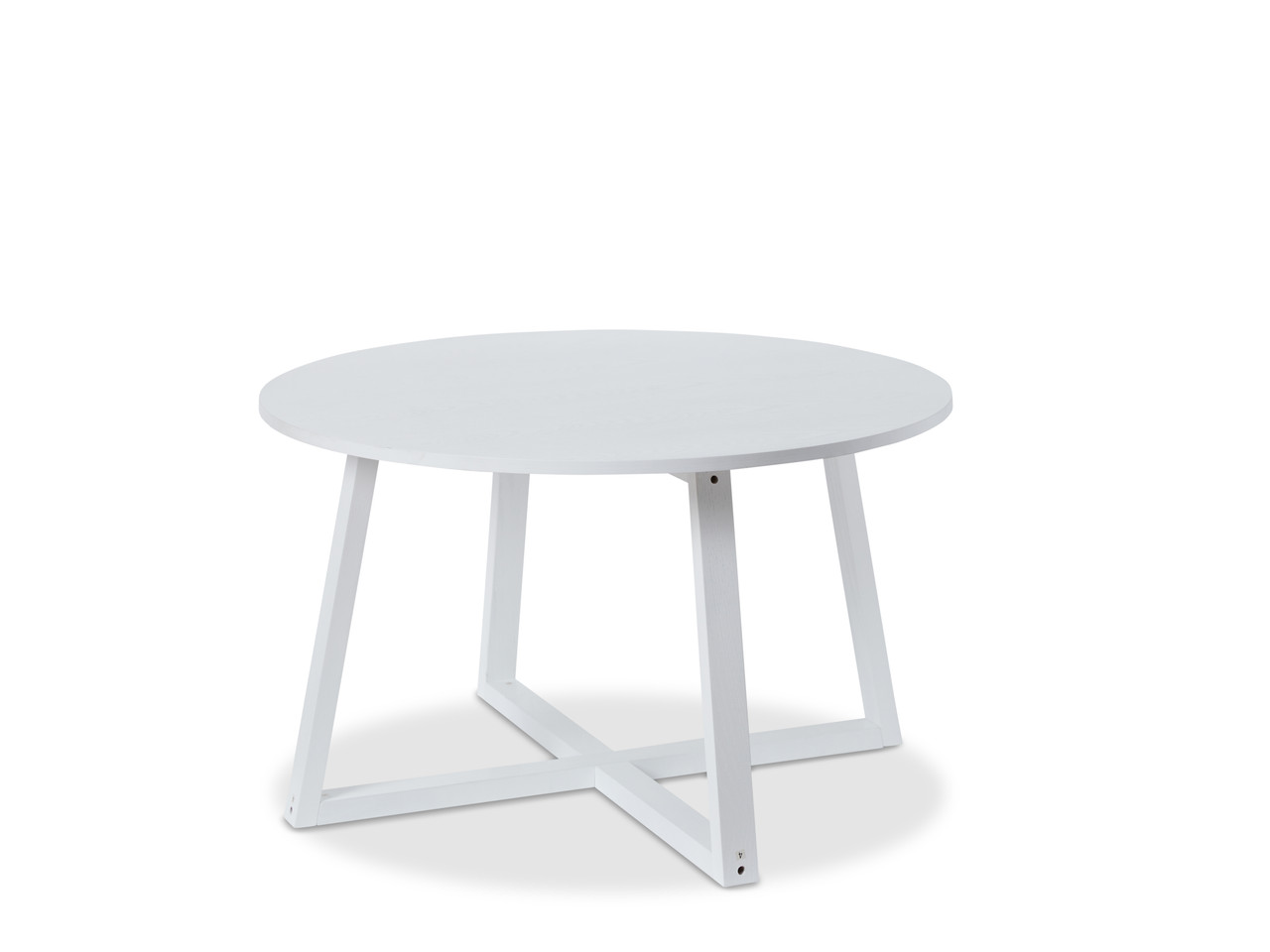 Zander Round Coffee Table White by Mocka Style Sourcebook