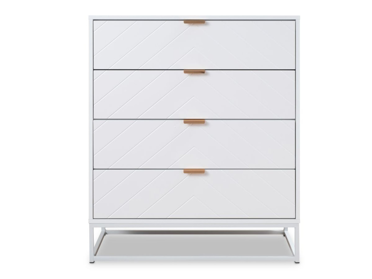 Inca Four Drawer White by Mocka Style Sourcebook