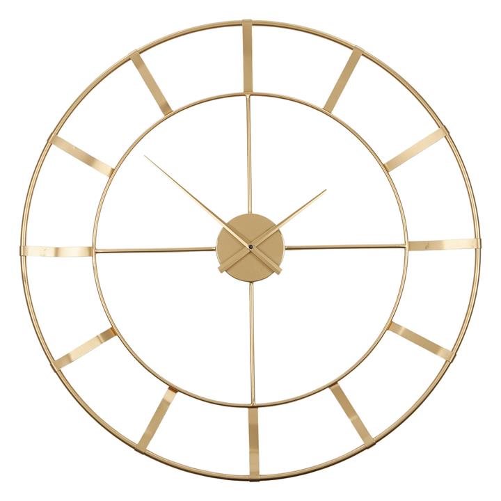 Morrison CutOut Metal Wall Clock in Gold by Coast to Coast by Coast to