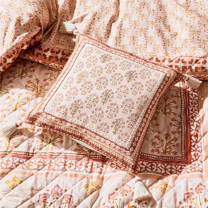 Adairs Sun Kissed Cushion 50x50cm Earth Earth by Adairs Style