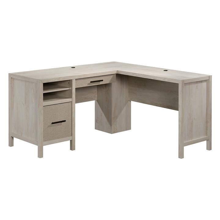 Tertinia LShaped Work Desk in Whitewash by U.S Designs by U.S Designs