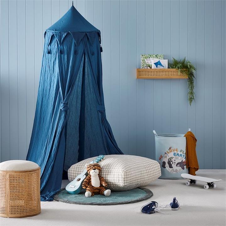 Adairs Kids Novelty Navy Moroccan Dream Canopy Navy by Adairs Kids