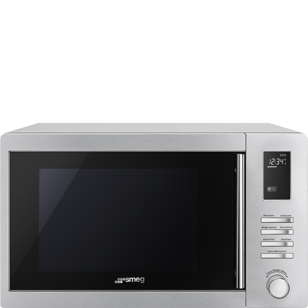 34L Freestanding Microwave with Grill by Smeg Style Sourcebook