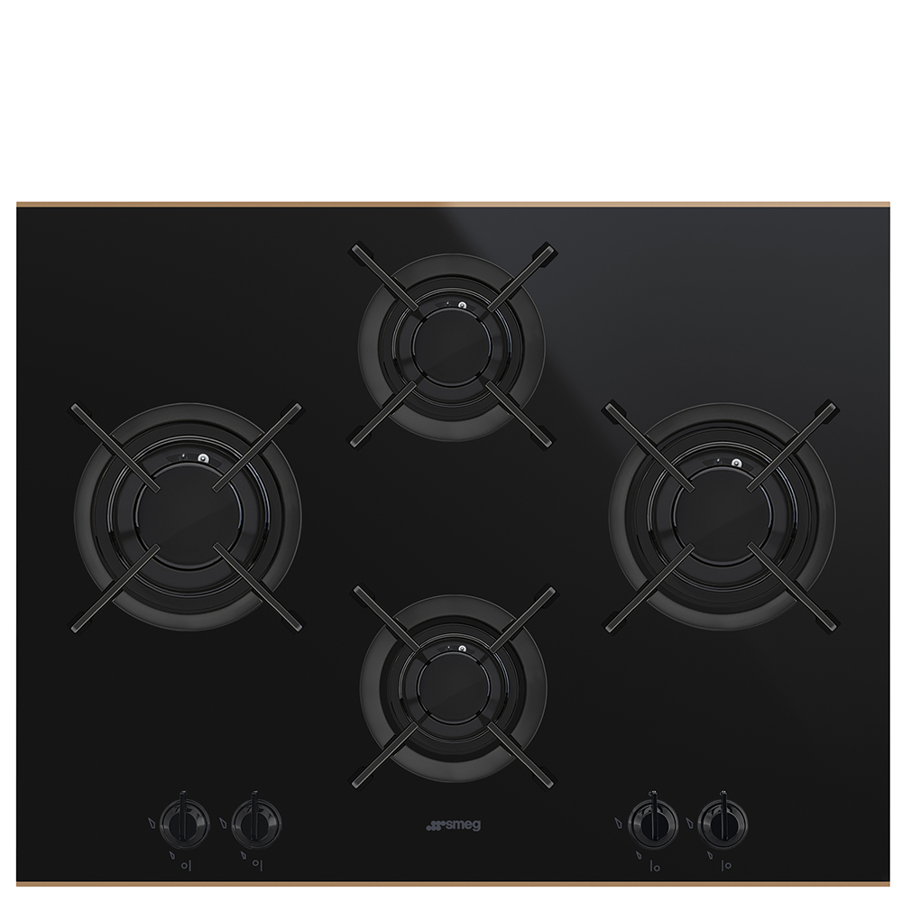60cm Dolce Stil Novo Gas Cooktop Copper by Smeg Style Sourcebook