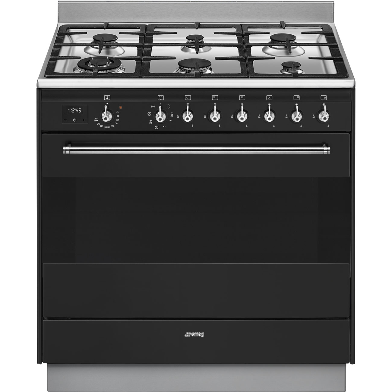 90cm Classic Dual Fuel FS Cooker (6 Burners/8 Functions) ANT by Smeg