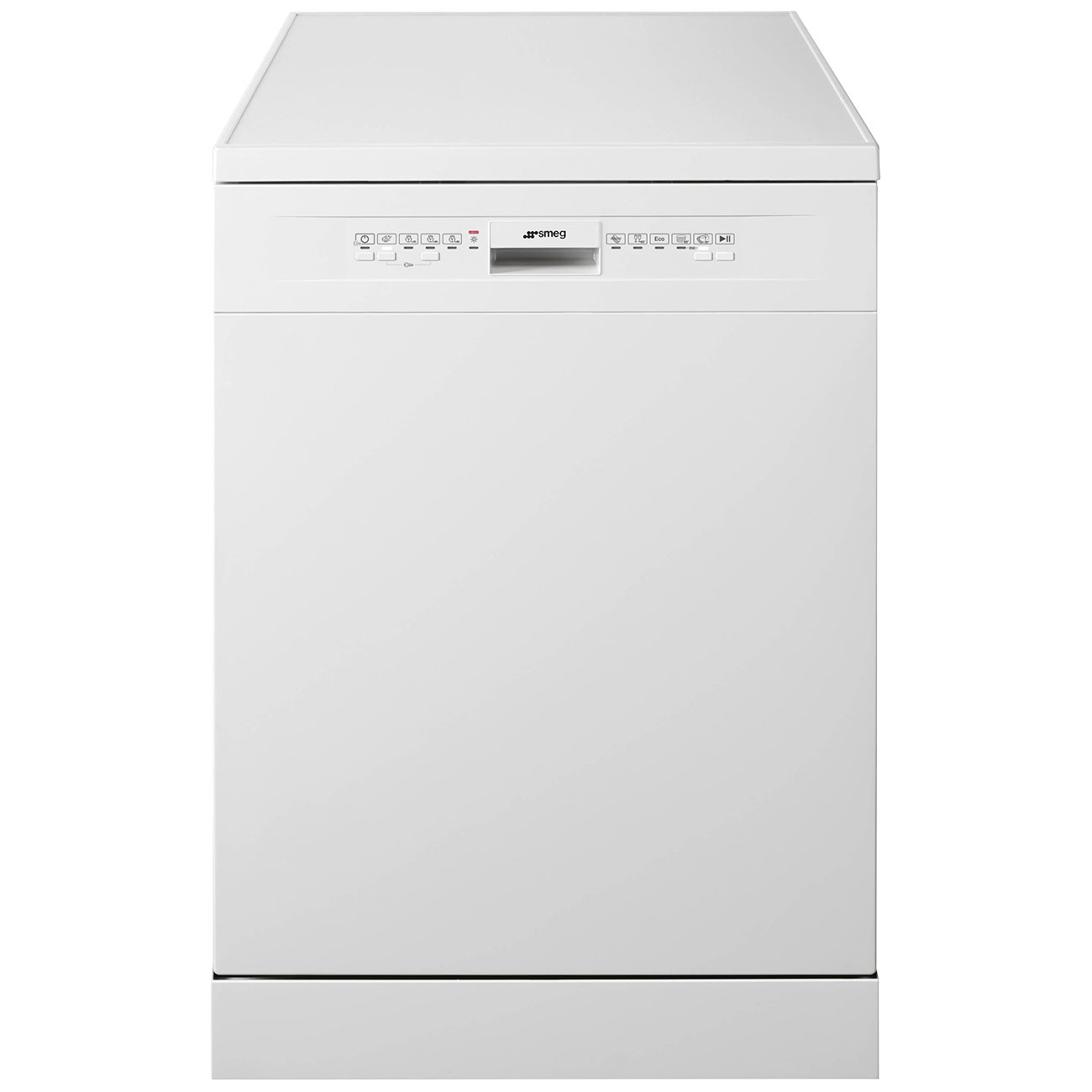 White Freestanding Dishwasher by Smeg Style Sourcebook