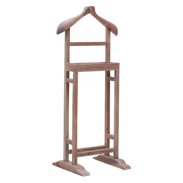 Valet Stand in Weathered Oak by Hudson Furniture by Hudson