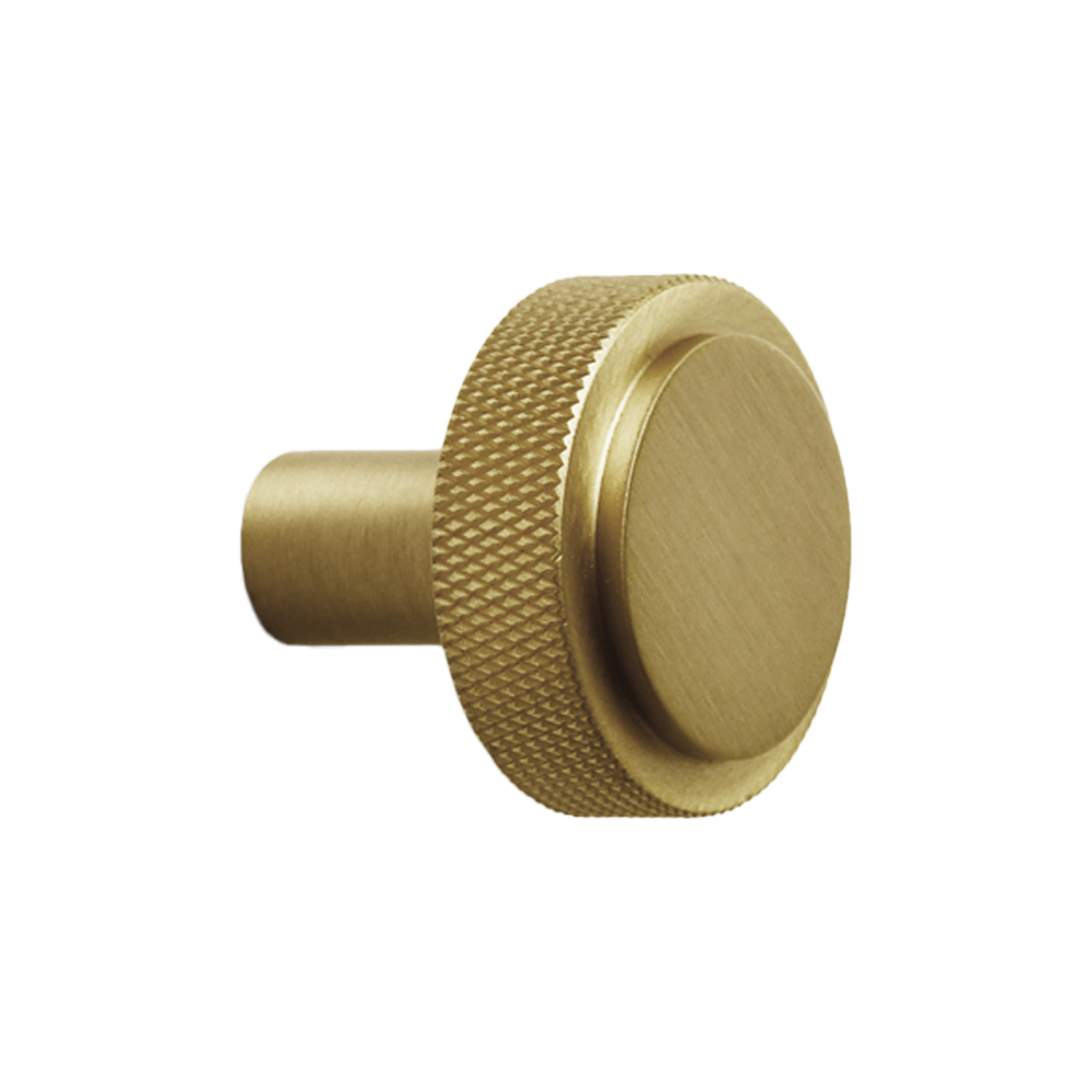 HEXI POLKA SOLID BRASS KNOB by Hardware Concepts Style Sourcebook