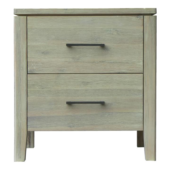 Lyss Acacia Timber Bedside Table by Rivendell Furniture Style Sourcebook