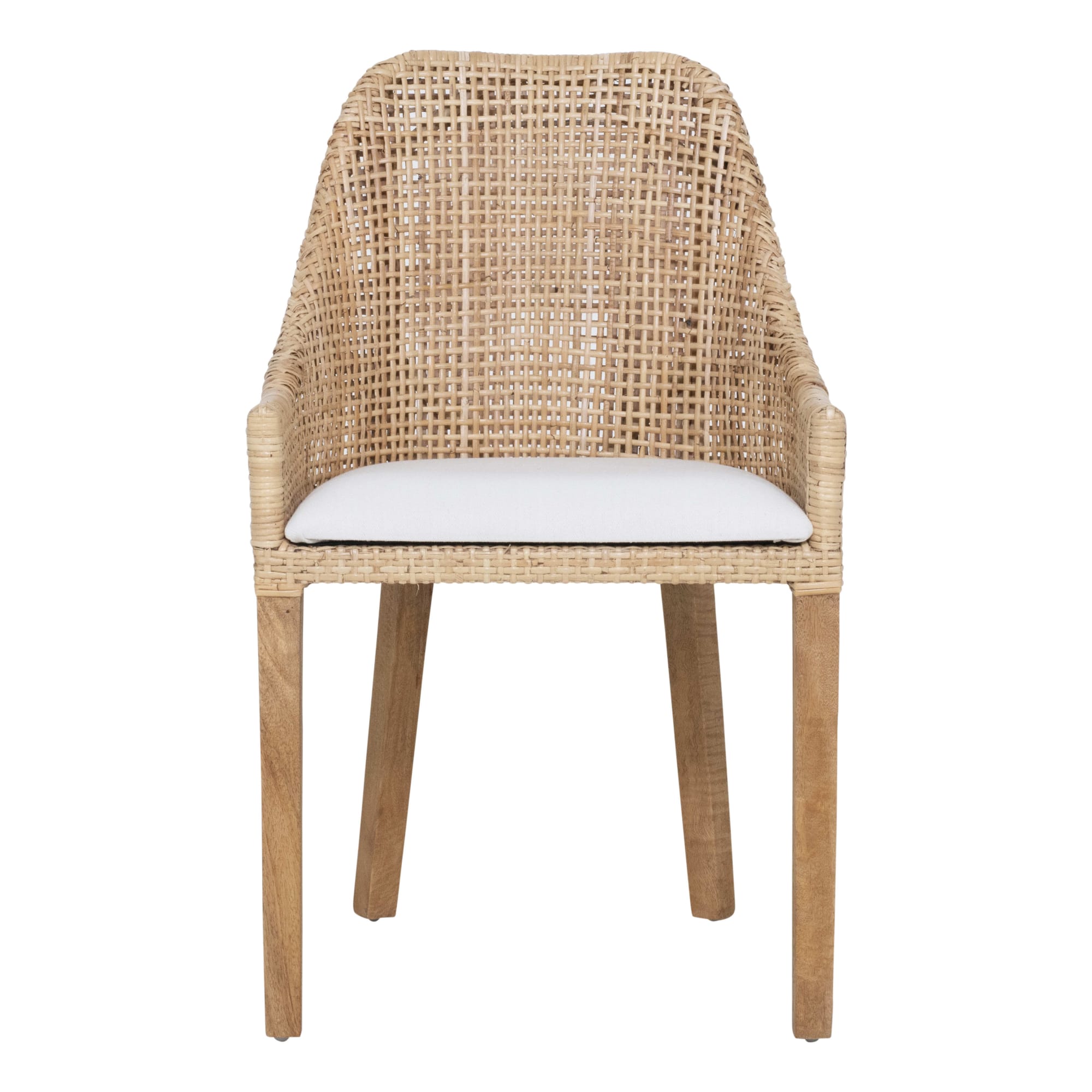Tamba Dining Chair in Rattan Natural by OzDesignFurniture Style