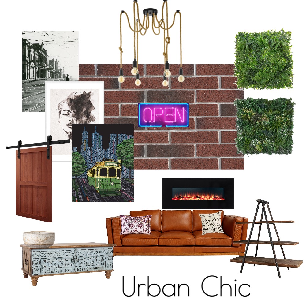 URBAN CHIC Interior Design Mood Board by Josh Simmons - Style Sourcebook