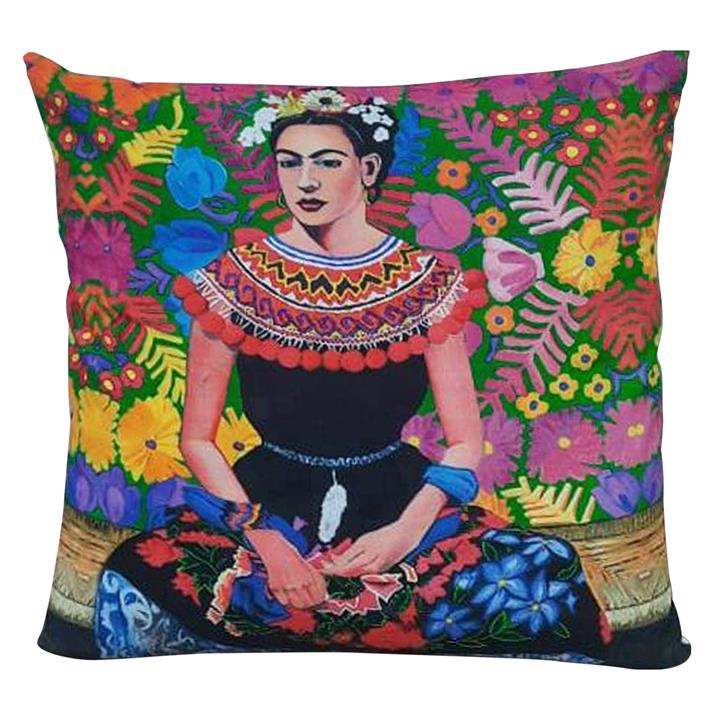 Frida Kahlo Cushion Cover by Status Collections by Status Collections