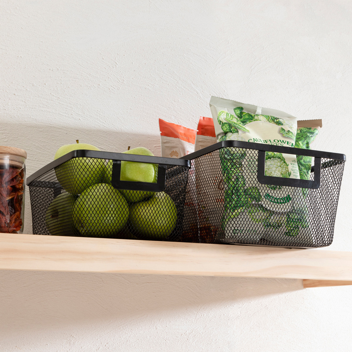 Habitat Acton Metal Basket White Medium Basket by Habitat Style