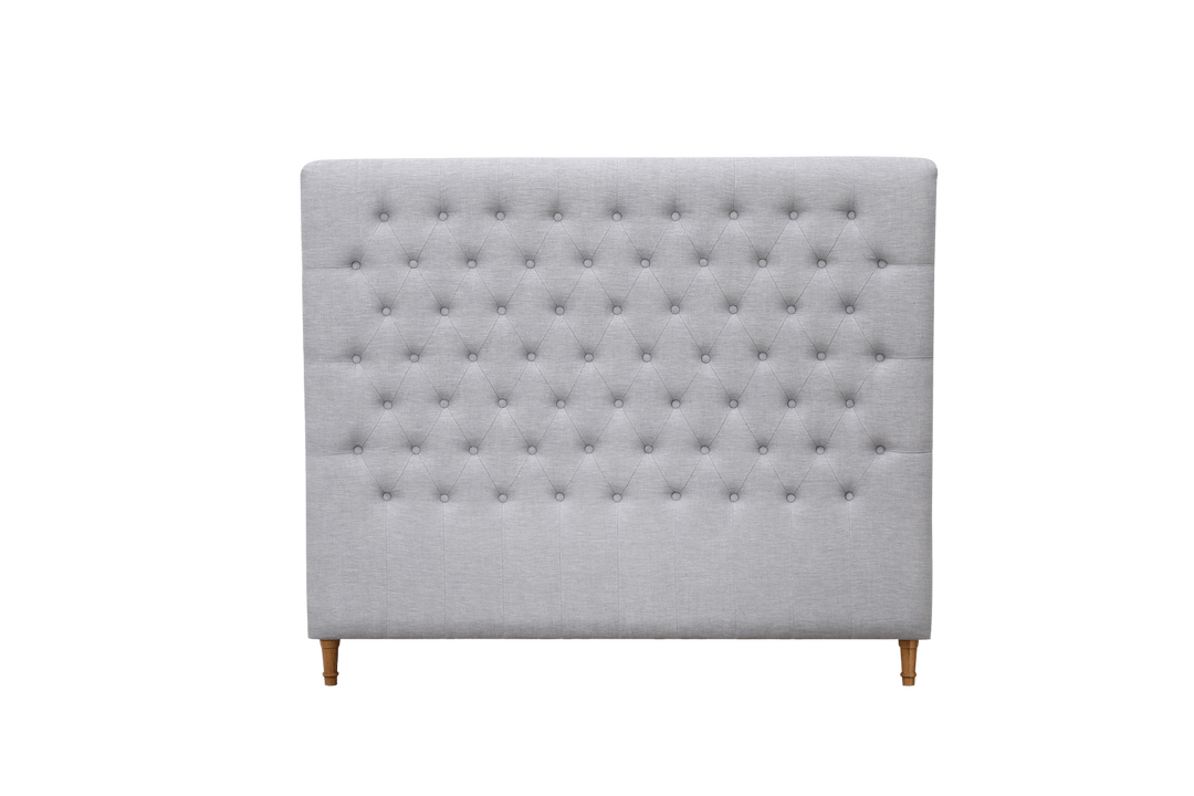 Levi' Chesterfield Linen Bedhead by Style My Home Style Sourcebook