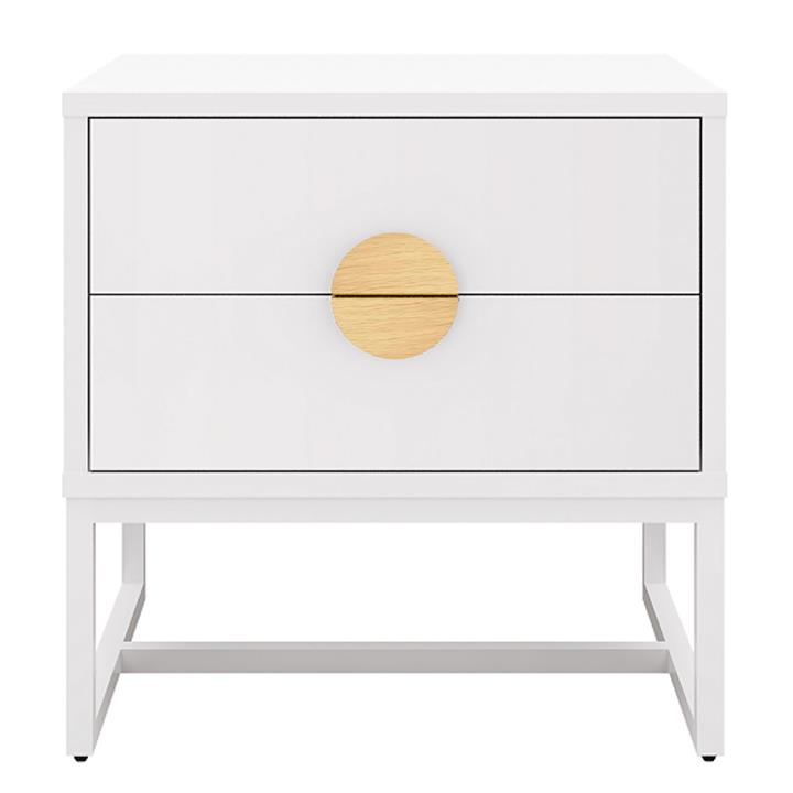 Havana Bedside Table in White by HOMESTAR by HOMESTAR Style Sourcebook