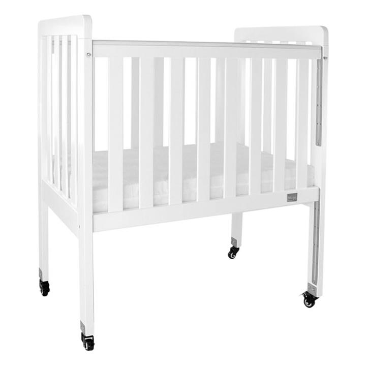 Mini Ergonomic Timber Cot in White by Babyhood by Babyhood Style