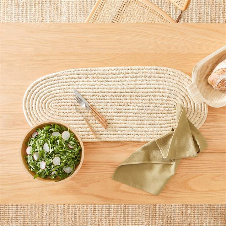 Adairs Masai Table Collection L90xW33cm Natural Table Runner Natural