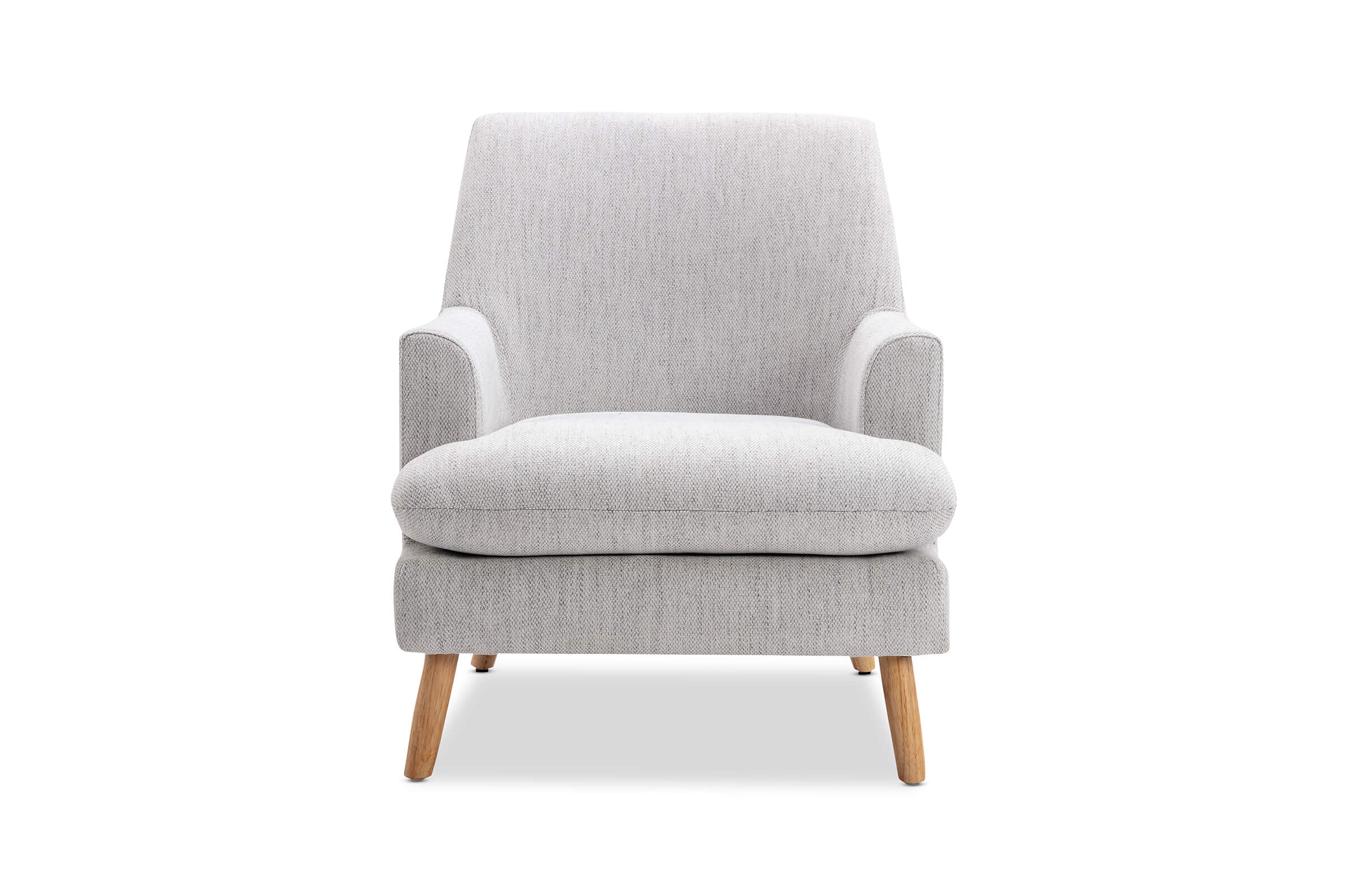 Linda Classic Armchair, Grey Fabric, by Lounge Lovers by Lounge Lovers