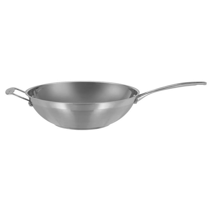 Impact Stainless Steel Wok in Silver by Scanpan by Scanpan Style