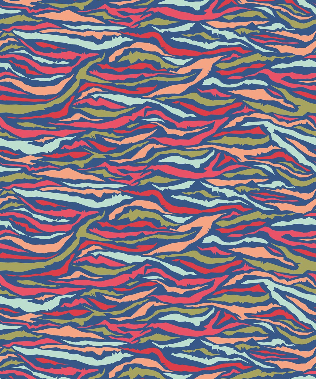 Zebra Stripe Wallpaper Original by Goosebumps Style Sourcebook