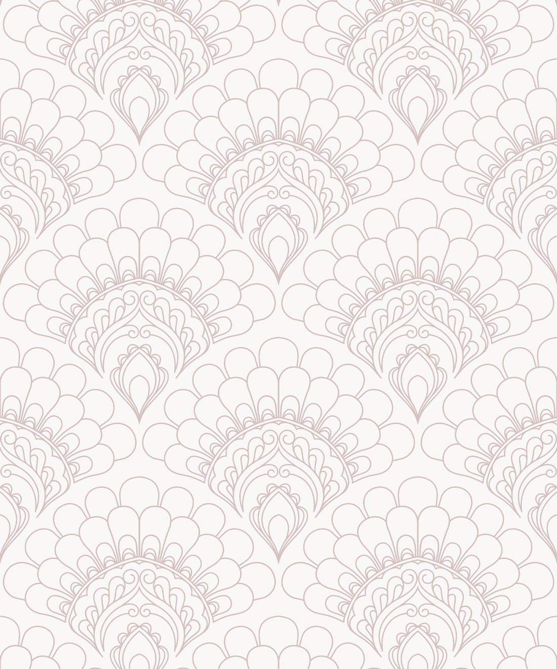 Retro Peacock Wallpaper Ivory by Wallpaper Republic Style Sourcebook