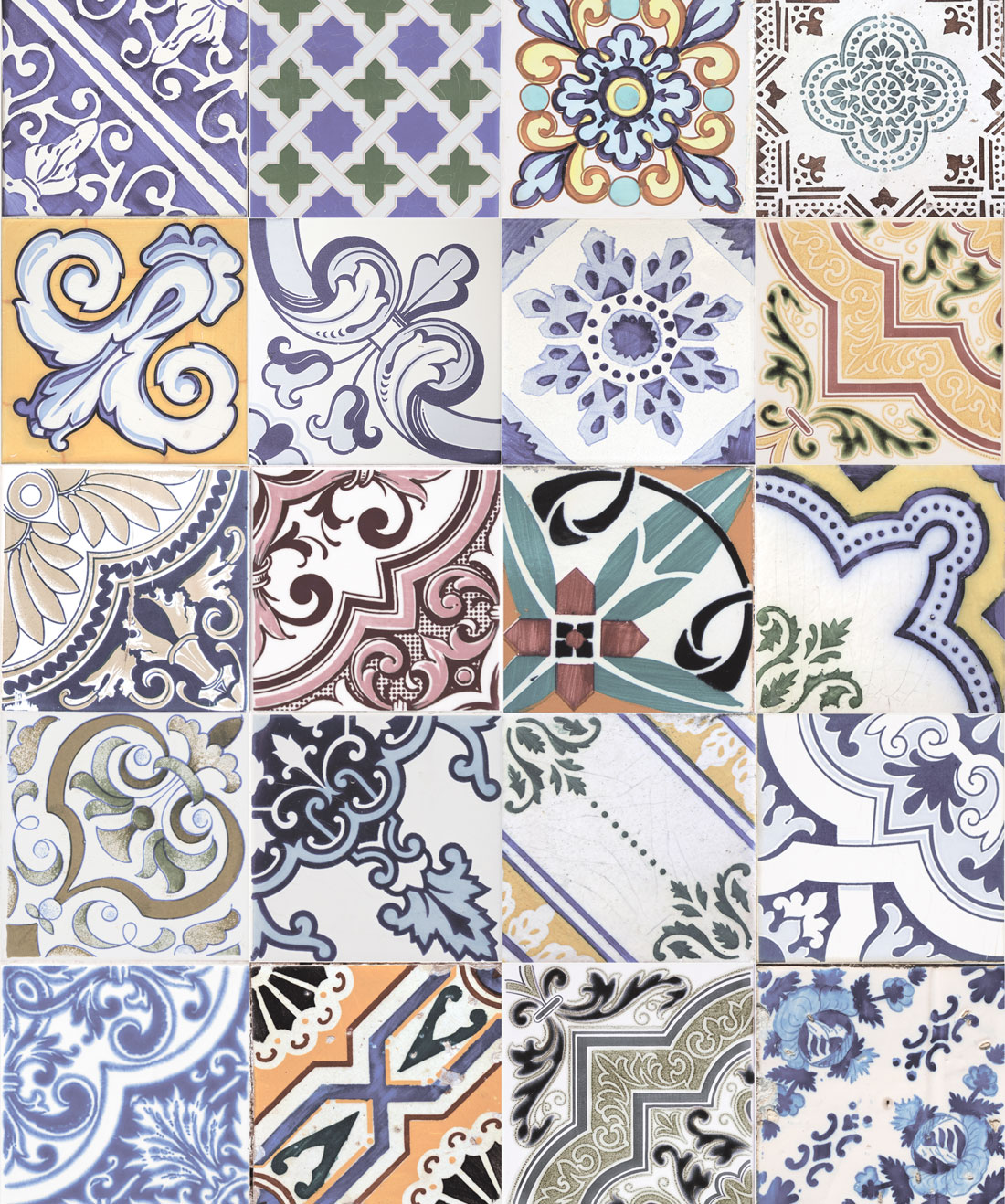 Federation Tiles Wallpaper by Kemra Style Sourcebook