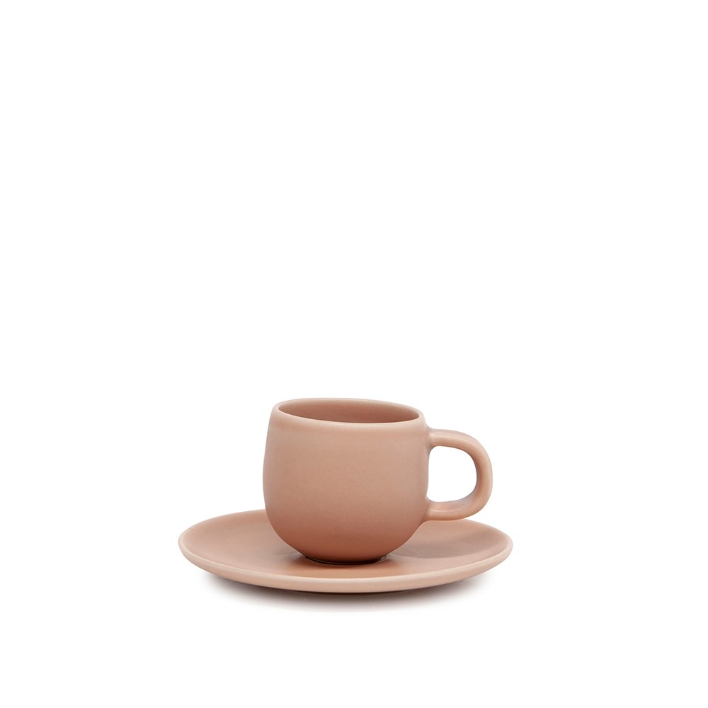 Salt & Pepper Hue Espresso Cup & Saucer Blush by Salt & Pepper Style