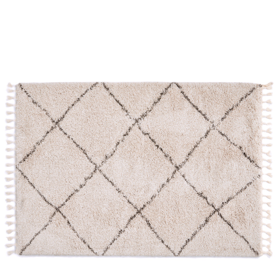 JINDABYNE Floor Rug Natural/Charcoal by Freedom by Freedom Style